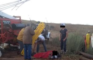 Se lesiona un trabajador en un rancho de San Vicente, al parecer presentaba una fractura