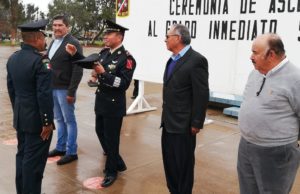 Dos elementos ascienden de cargo en el 67 Batallón de Infantería