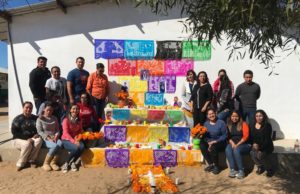 Conmemoran el Día de Muertos en el CBTA 308 del ejido Zapata