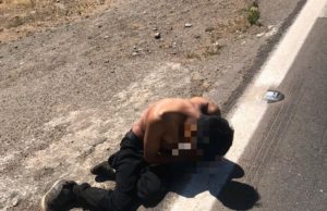 Encuentran un herido por arma de fuego en una curva de Punta Colonet
