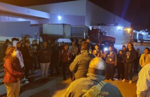 Protección Civil acudió tras la manifestación en ICU Medical