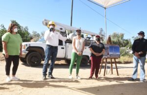 Inauguraron red de alumbrado público en el ejido Uruapan