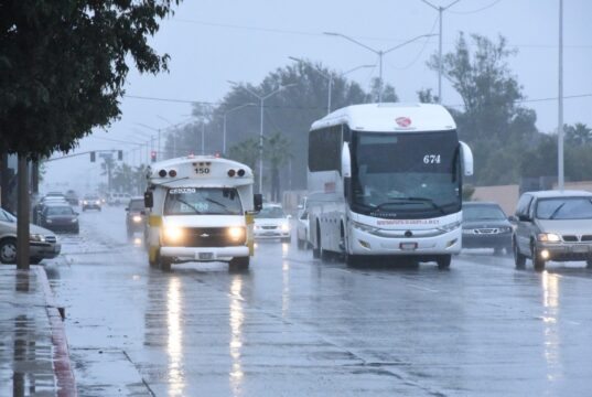 Probabilidad de lluvias ligeras para Ensenada