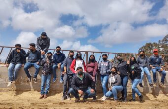 Estudiantes del CBTA 307 visitan granja porcícola de San Quintín