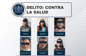 Asegura FGE droga sintética, marihuana y a seis personas durante cateos en Ensenada y San Quintín
