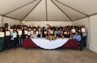 Entregan títulos profesionales a más de 50 egresados del CECyTE de San Quintín y ejido Díaz Ordaz