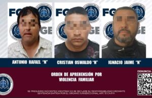 Aprehenden a tres sujetos buscados por violencia familiar en Ensenada