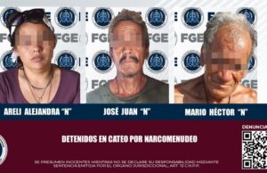 Detienen a dos hombres y una mujer durante cateo de la FGE en Ensenada