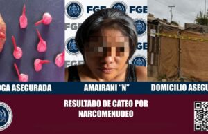 Aseguran a mujer, drogas y domicilio tras cateo en San Quintín