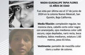 Desaparece joven en San Quintín, piden apoyo para su localización