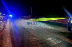 Muere hombre al ser atropellado sobre carretera en Jaramillo, al norte de San Quintín