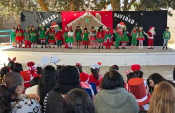 Celebran Festival Navideño en el Jardín de Niños Padre Kino