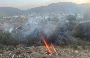 Detienen a sujeto que habría iniciado un incendio en un arroyo de Ensenada