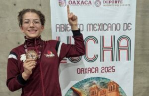 Obtiene joven de San Quintín medalla de bronce en el Abierto Mexicano de Lucha 2025