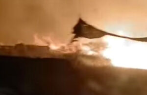 Investigan hallazgo de cuerpo calcinado tras incendio en Ojos Negros