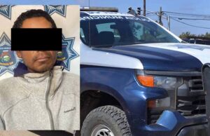 Detienen a sujeto al dañar propiedad e intentar irrumpir en San Quintín