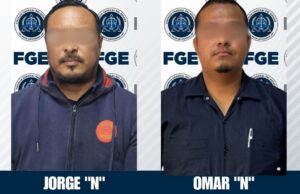 Agentes de la FGE detienen a dos sujetos por violencia familiar en Ensenada