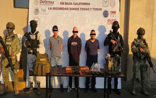 Tres detenidos San Felipe