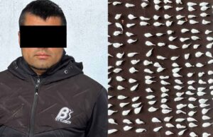 Capturan a motociclista con 200 dosis de drogas en San Quintín
