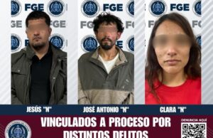 Vincula FGE a dos hombres y una mujer por robos en Ensenada