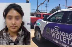 Detienen a mujer acusada de golpear a sus hijos de 1 y 2 años en San Quintín