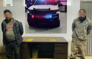 Detienen a dos sujetos con drogas sintéticas en el ejido Leandro Valle en San Quintín