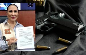 Exige Araceli Geraldo controlar tráfico desmedido de armas de fuego en BC