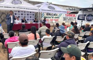 Fortalecen acceso a la justicia con jornada de “Fiscal Enlace Contigo” en la colonia López de San Quintín