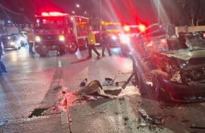 Impacta conductor a tráiler al circular sin precaución en la avenida Reforma de Ensenada