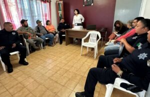 Capacitan a policías y administrativos sobre los Puntos Naranjas para San Quintín