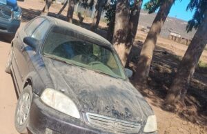 Roban vehículo en empresa agrícola del Papalote y es localizado en la colonia Nueva Era