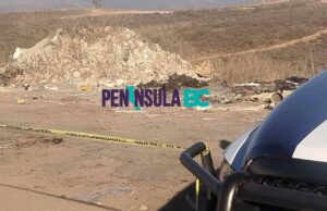 Localizan cuerpo calcinado cerca de la carretera Ensenada – Ojos Negros
