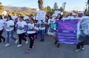 Exigen justicia con marcha luctuosa por niña asesinada en El Rosario