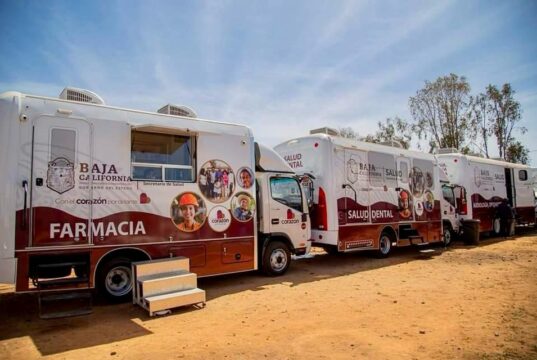 Acuden las Caravanas de la Salud al ejido Graciano Sánchez en San Quintín