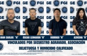 Vincula FGE a cuatro por secuestro, asociación delictuosa y homicidio en San Quintín