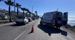 Tráiler impacta a mujer ciclista en El Sauzal