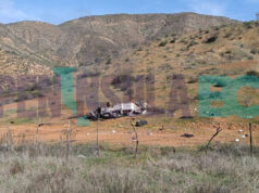 Localizan dos calcinados tras balacera en la carretera cerca de San Vicente