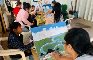 Desarrollan proyecto de artes plásticas «El entorno que habita» en San Quintín