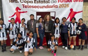 Obtiene Telesecundaria 49 el tercer lugar en Primer Torneo Estatal de Fútbol