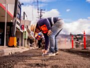 Inician colocación de concreto hidráulico en la avenida Juárez de Ensenada