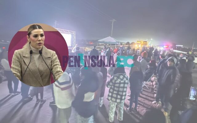 Marina del Pilar manifestación