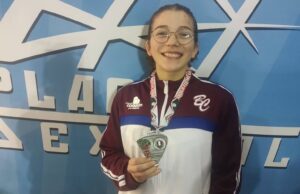 Joven sanquintinense logra plata en el Abierto Mexicano de Luchas 2026