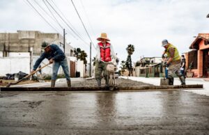 Rehabilitan calles del ex ejido Chapultepec en Ensenada