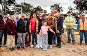 Impulsa Claudia Agatón espacios públicos dignos para fortalecer la convivencia en Punta Banda I