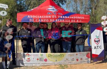 Inauguran obras apoyadas por Driscoll´s y la Asociación de Trabajadores del Campo en el CBTA 146