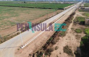 Continúa paralizada la pavimentación estatal en la Avenida Benito Juárez en San Quintín