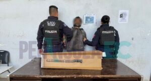 Intentó atacar con un machete a Policías Municipales de San Quintín