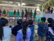 Conmemoran Día de la Bandera y del Soldado con visita militar al Jardín de Niños Padre Kino