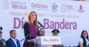 Reconoce Marina del Pilar valor de las fuerzas armadas al conmemorarse el Día de la Bandera