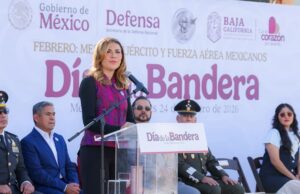 Reconoce Marina del Pilar valor de las fuerzas armadas al conmemorarse el Día de la Bandera